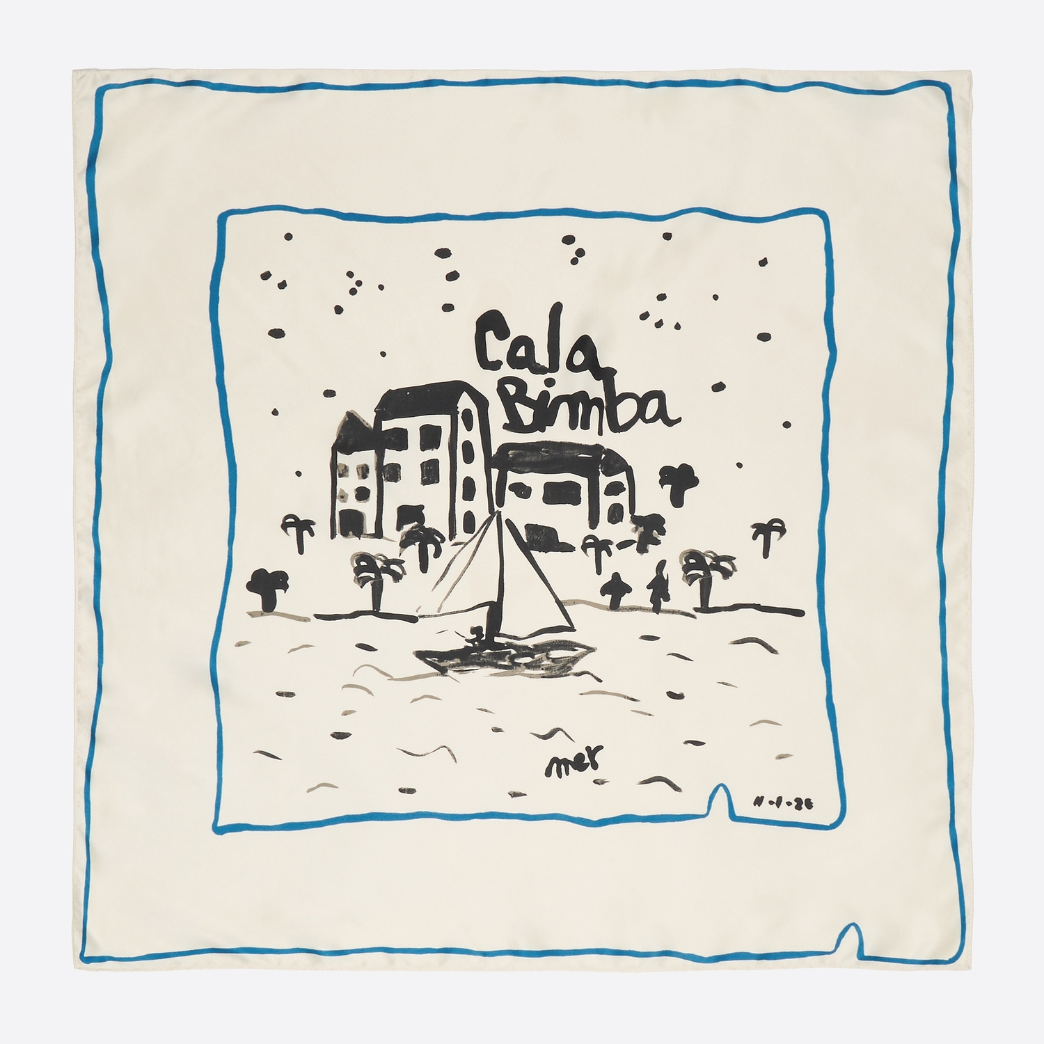 BIMBA Y LOLA Cala Bimba print scarf