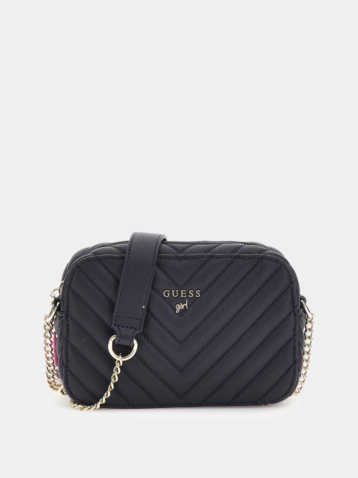 Guess Logo Charms Mini Crossbody Bag Rather Saucy