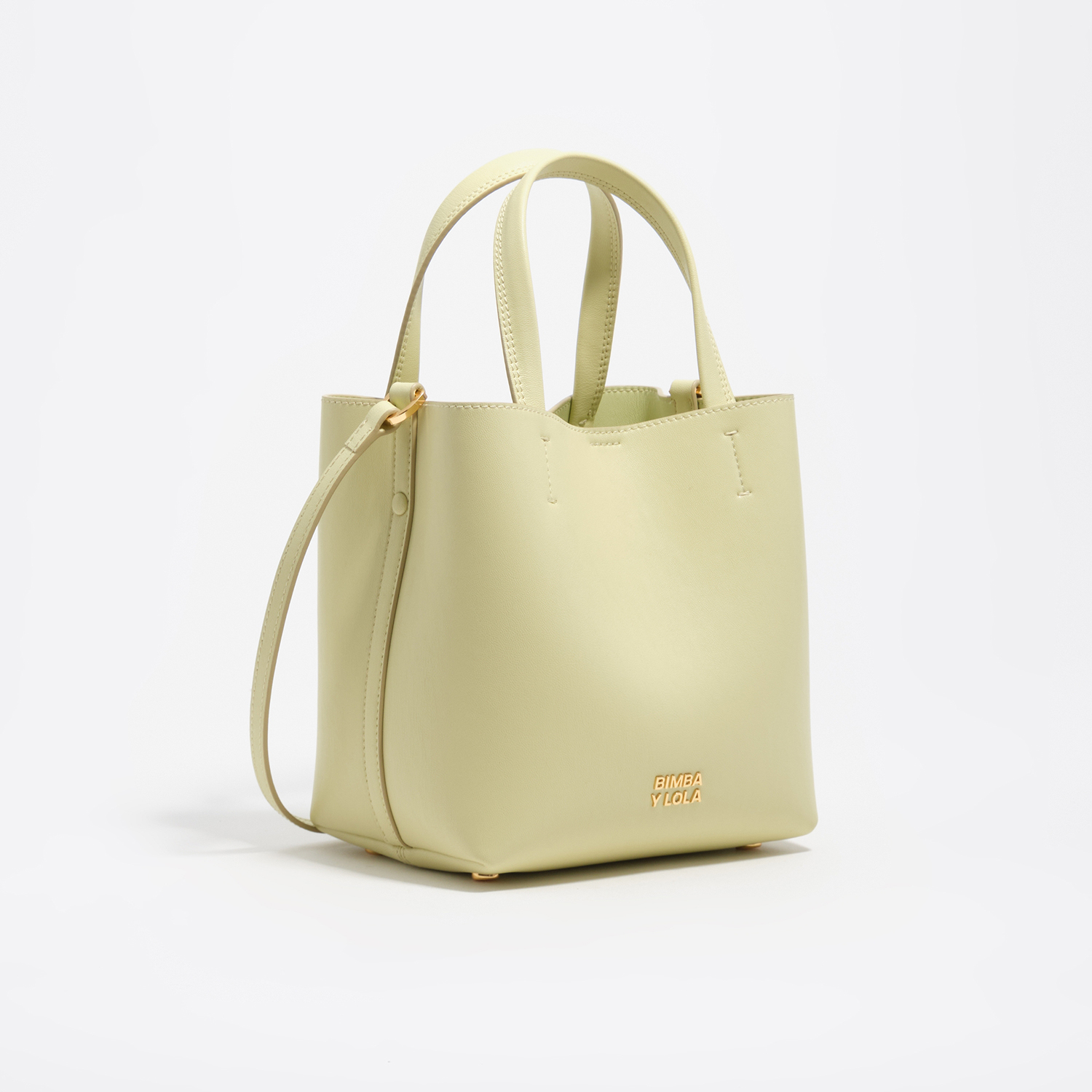 BIMBA Y LOLA Small pale green leather Chihuahua bag