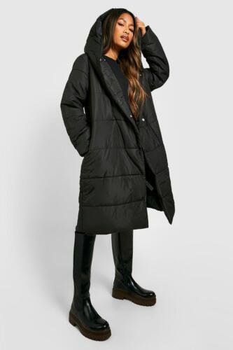 Boohoo Womens Wrap Duvet Coat Rather Saucy