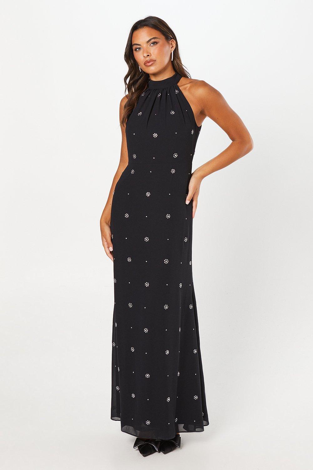 Halter neck dress dorothy perkins hot sale