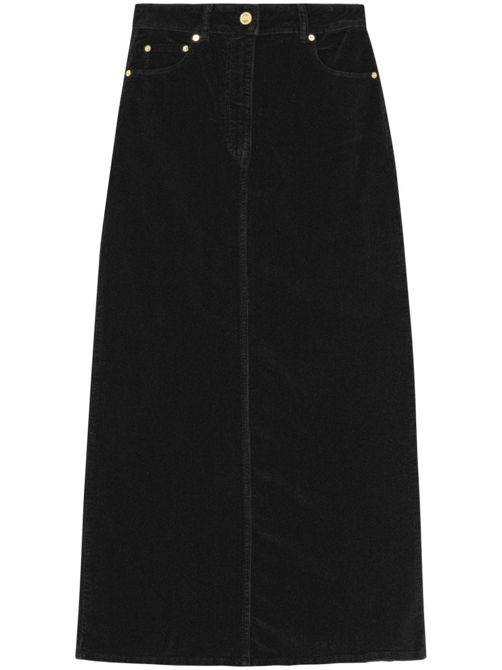 Photograph of GANNI Corduroy Maxi Skirt