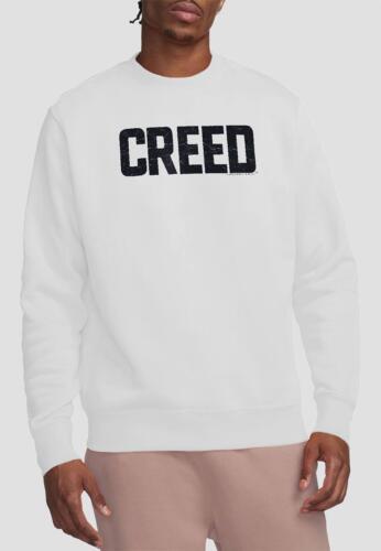 Creed Cracked Logo Sweatshirt, White | Size: Large