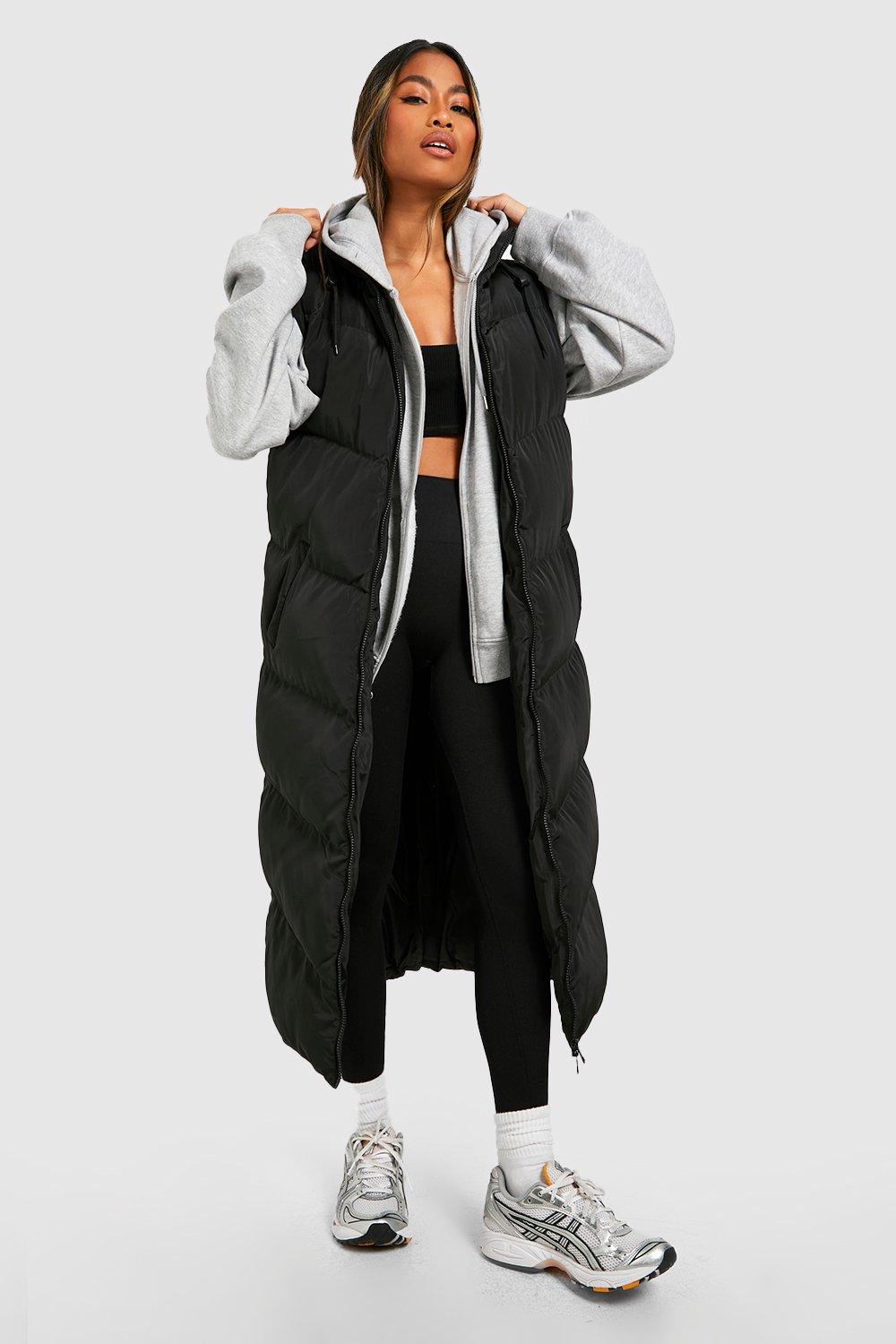 Photograph of Boohoo Womens Maxi Hooded Gilet