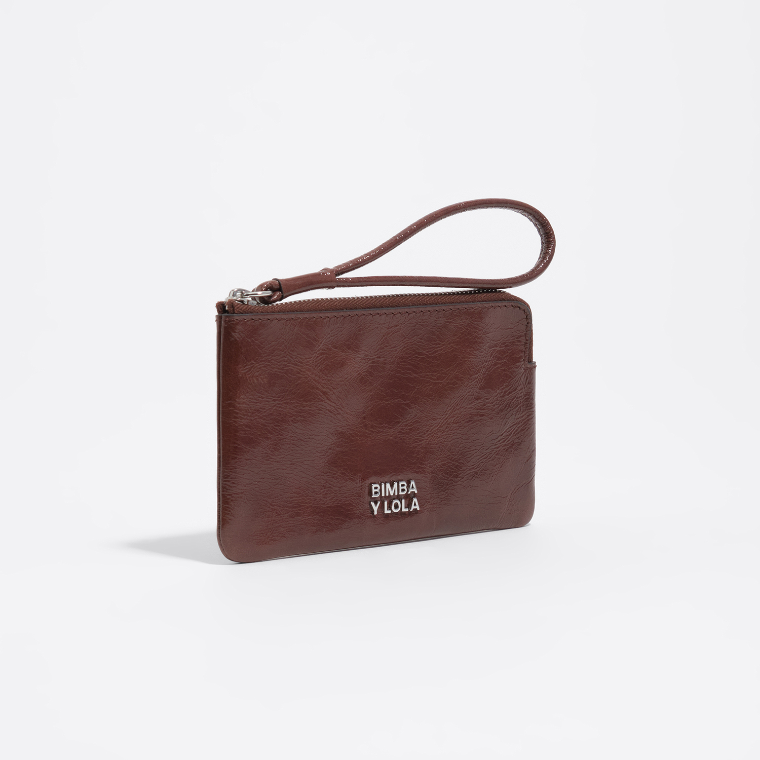 BIMBA Y LOLA Stone small purse shiny leather