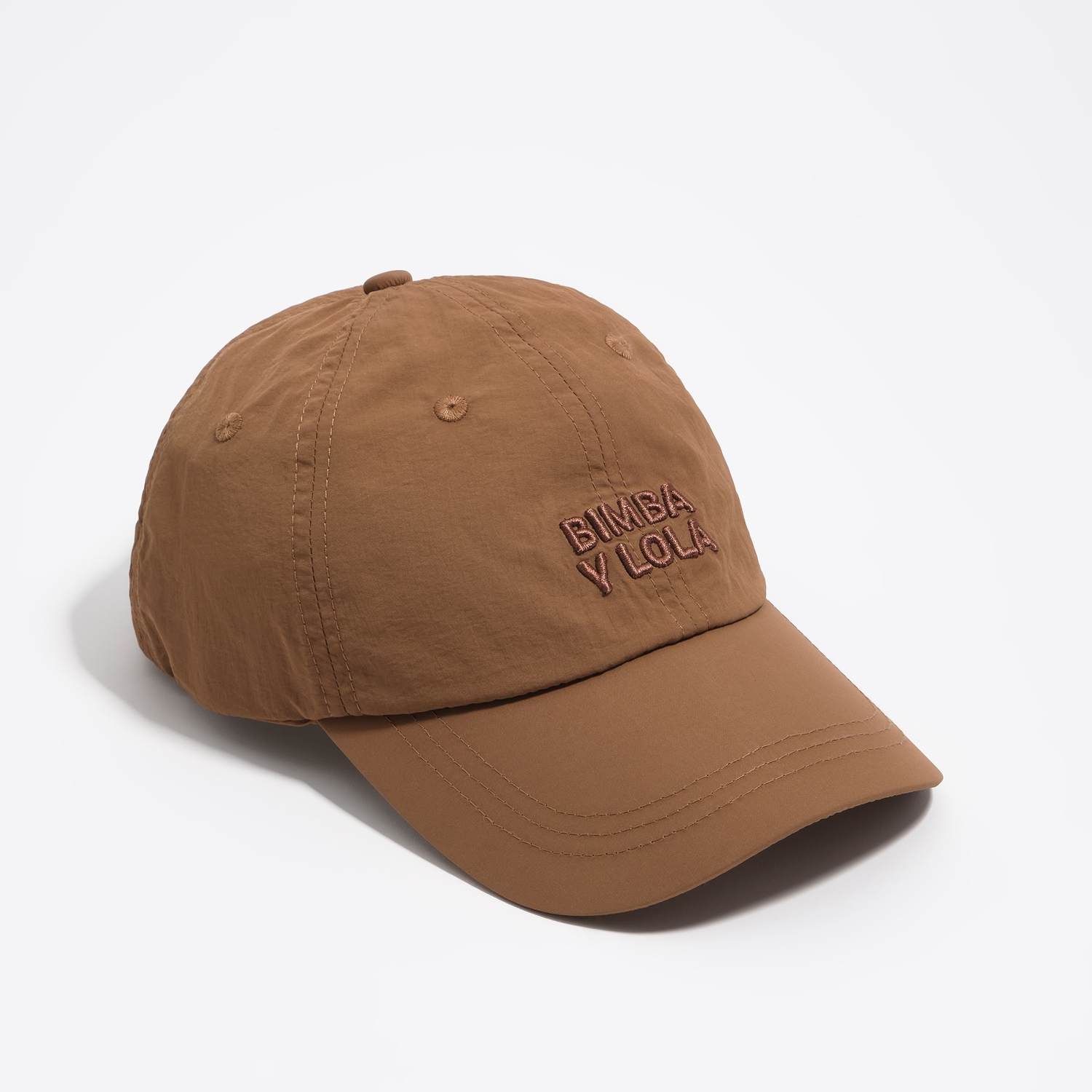 BIMBA Y LOLA Camel nylon cap