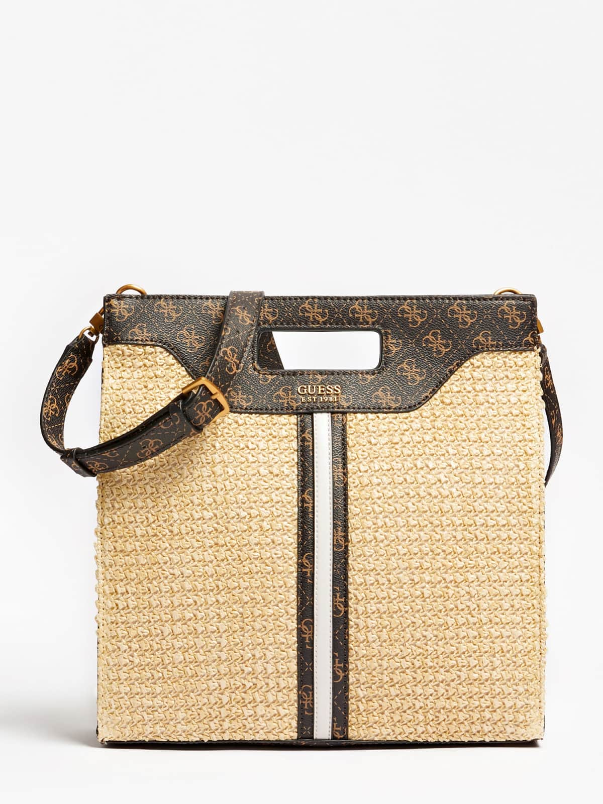 Photograph of Guess Kasinta Raffia 4G Logo Shopper