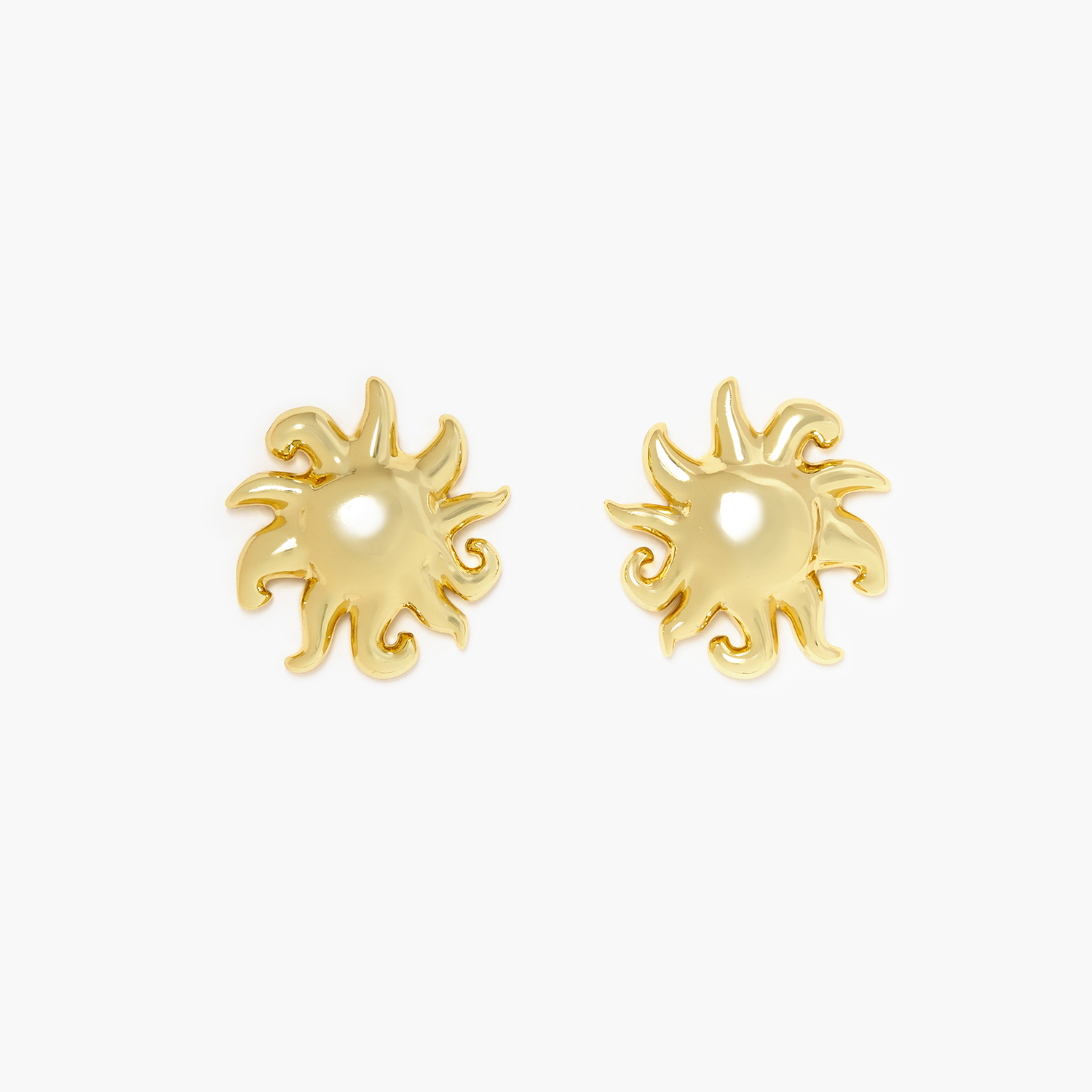 Photograph of Bimba Y Lola Golden sun earrings