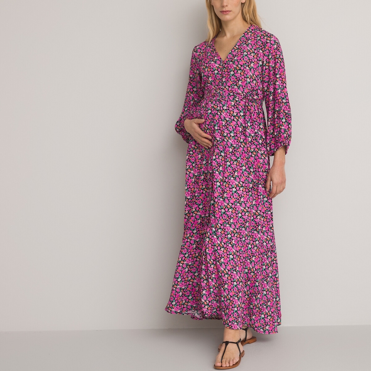 Photograph of La Redoute Collections Floral Maternity Maxi Dress