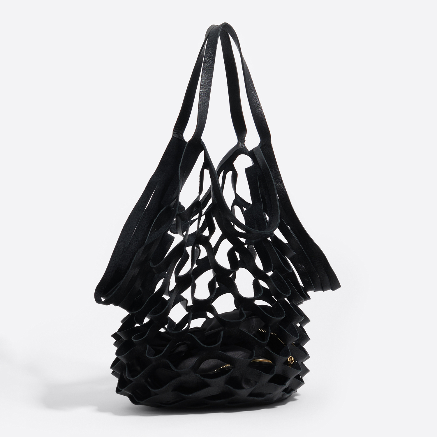BIMBA Y LOLA Black leather Cala bag