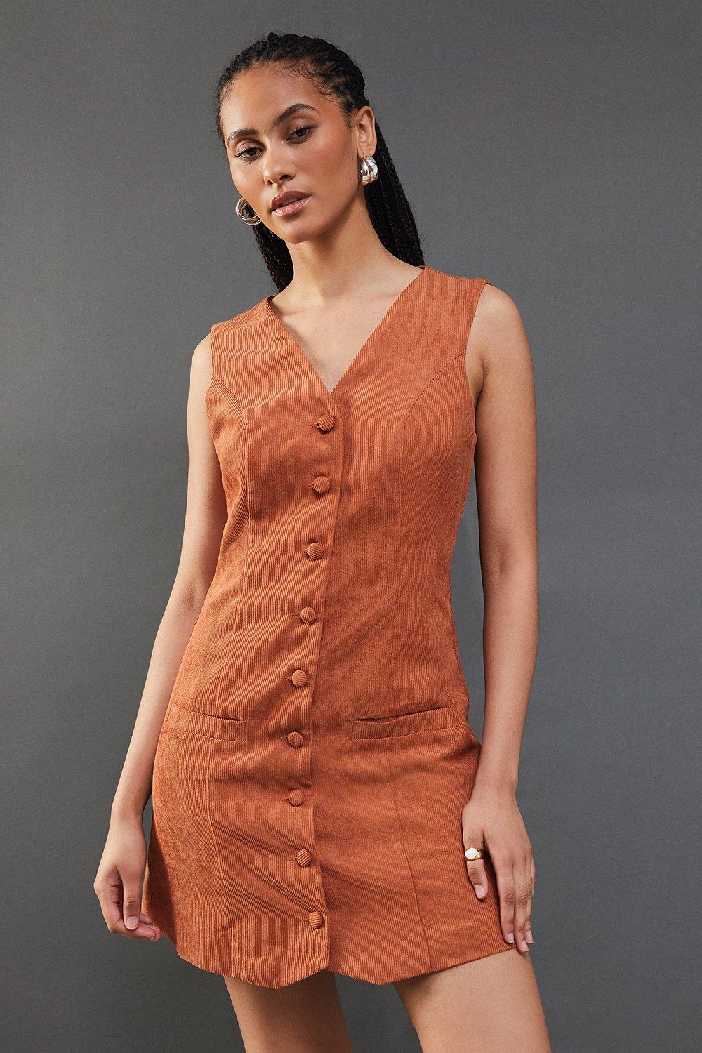 Dorothy perkins cord dress shop