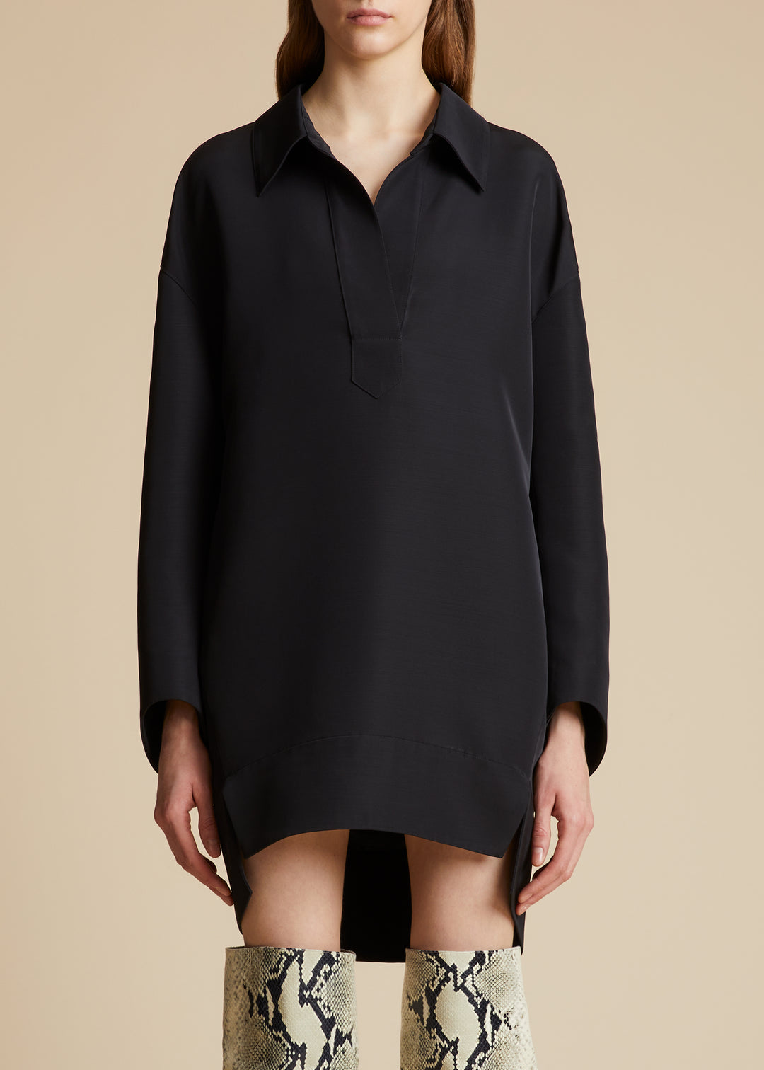 Photograph of KHAITE The Kal shirtdress