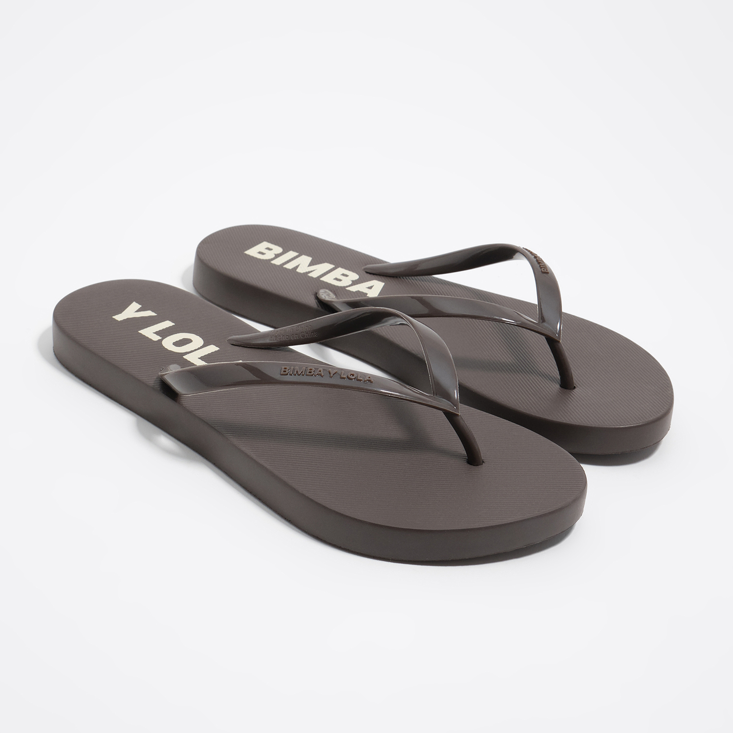 BIMBA Y LOLA Chocolate flip-flop