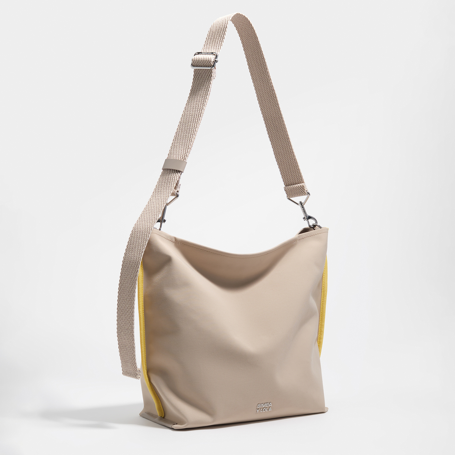 BIMBA Y LOLA Medium sand gabardine Carlino bag