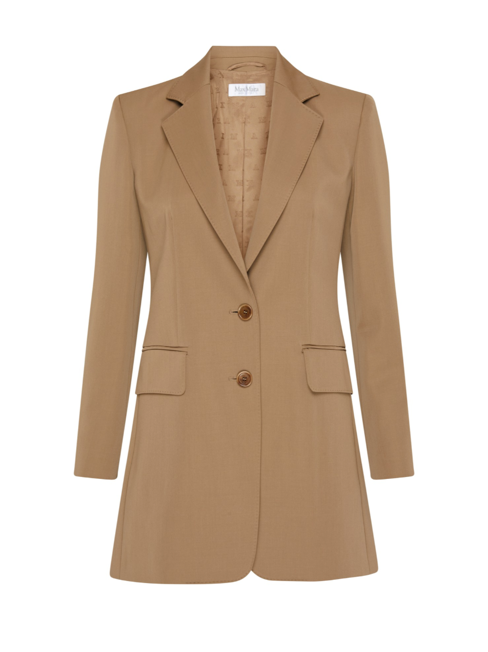 Photograph of MaxMara Caprile Single Breasted Blazer Brown