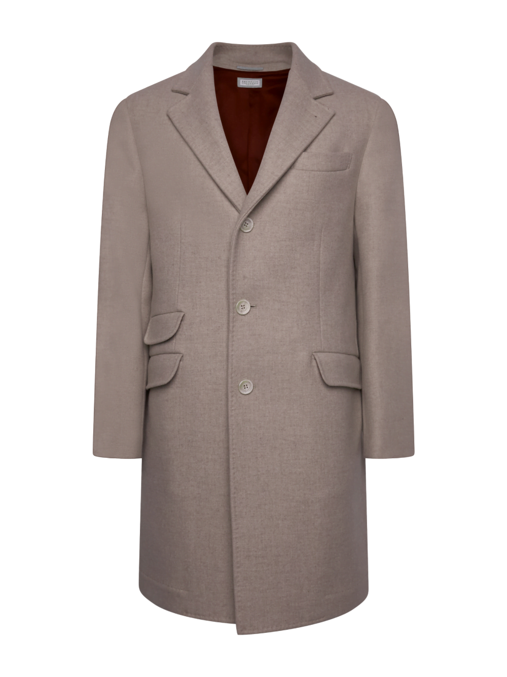 Photograph of Brunello Cucinelli Wool-Blend Overcoat Beige