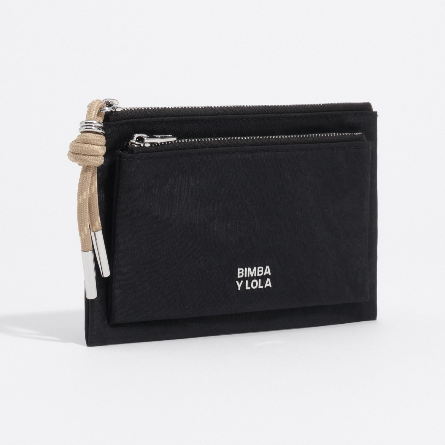 BIMBA Y LOLA Black nylon Pocket purse