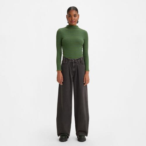 Levi s Folded Pleated Baggy Jeans in Mid Rise Rather Saucy