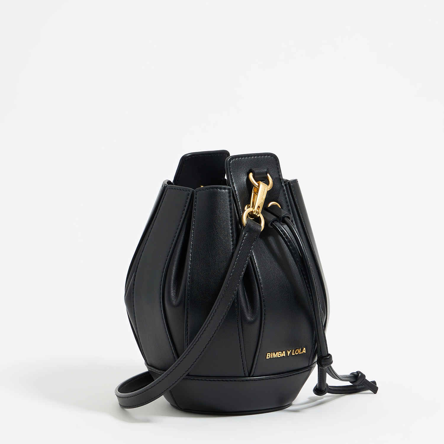 Photograph of BIMBA Y LOLA Small black Ball bucket bag