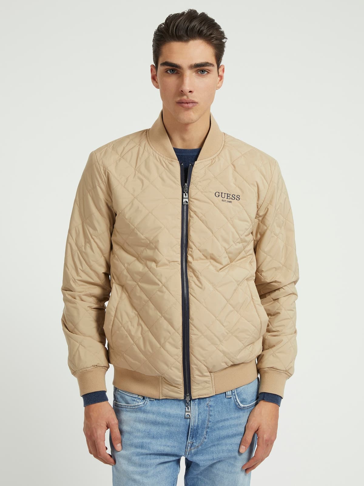Reverse bomber jacket hotsell