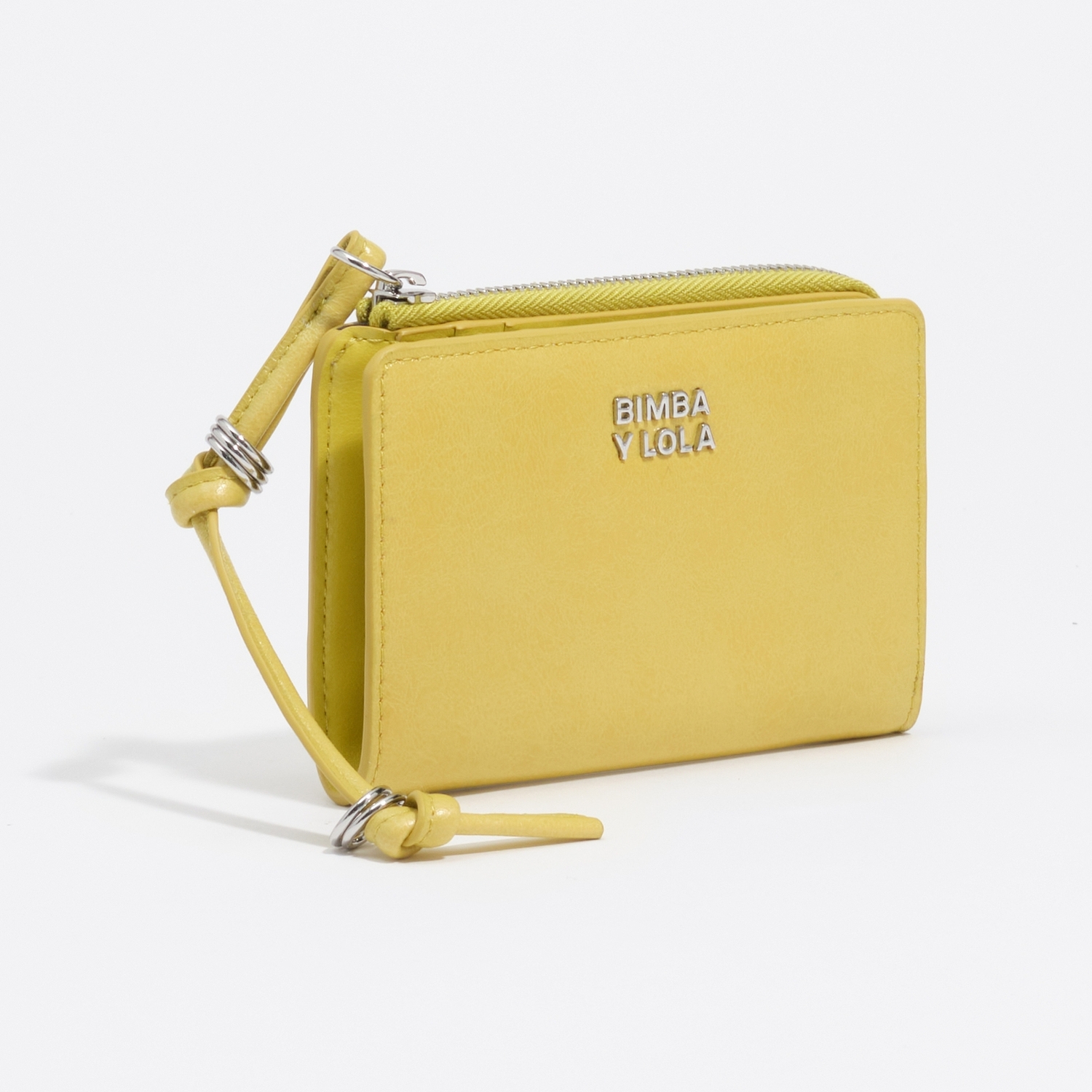 BIMBA Y LOLA Lemon leather compact purse