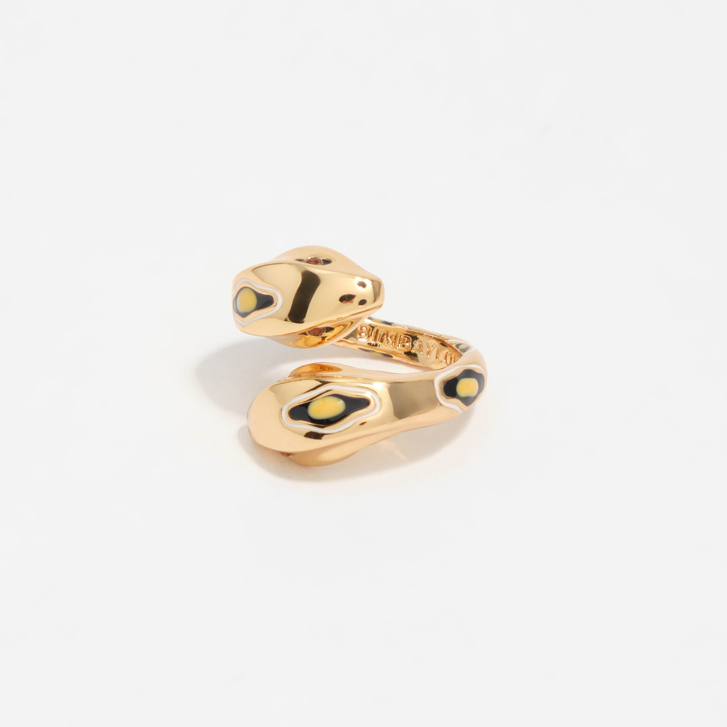 BIMBA Y LOLA Gold snake ring