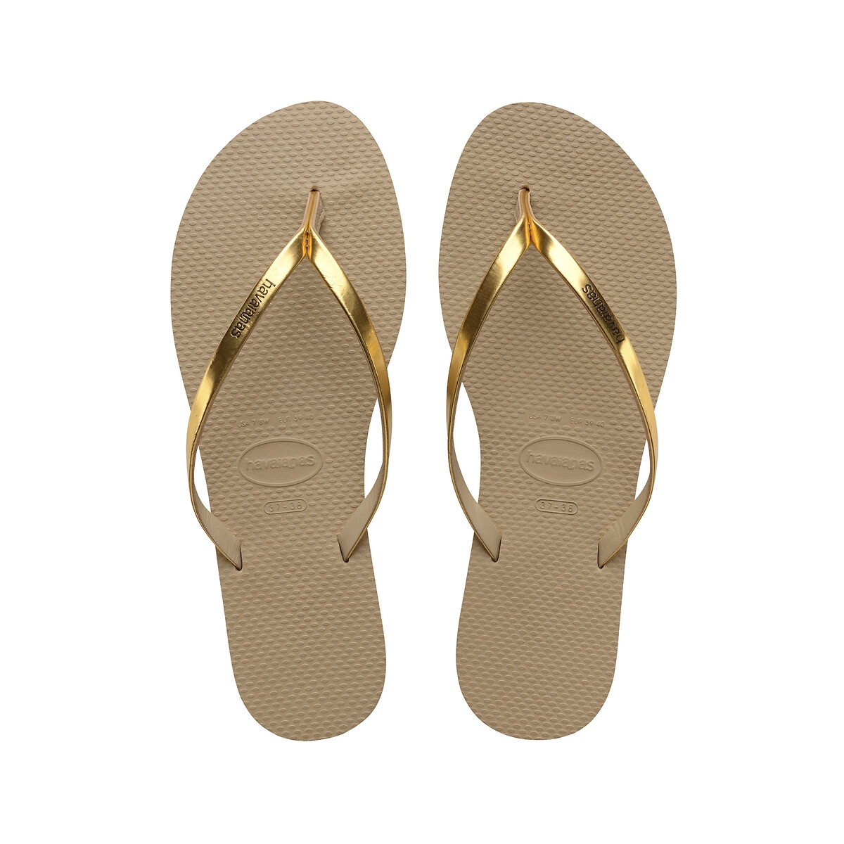 Havaianas Metallic Flip Flops | Rather Saucy