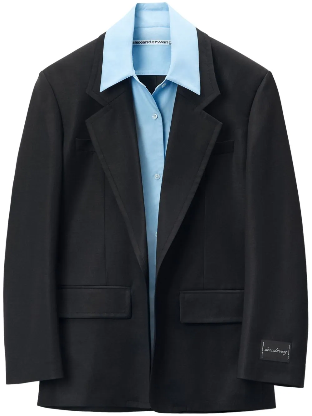 Photograph of Alexander Wang Pre-Styled Layered Blazer Black