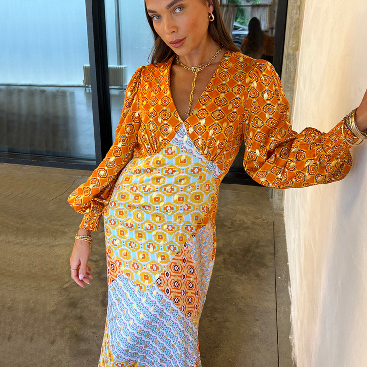 Photograph of Never Fully Dressed Patchwork Louella Dress