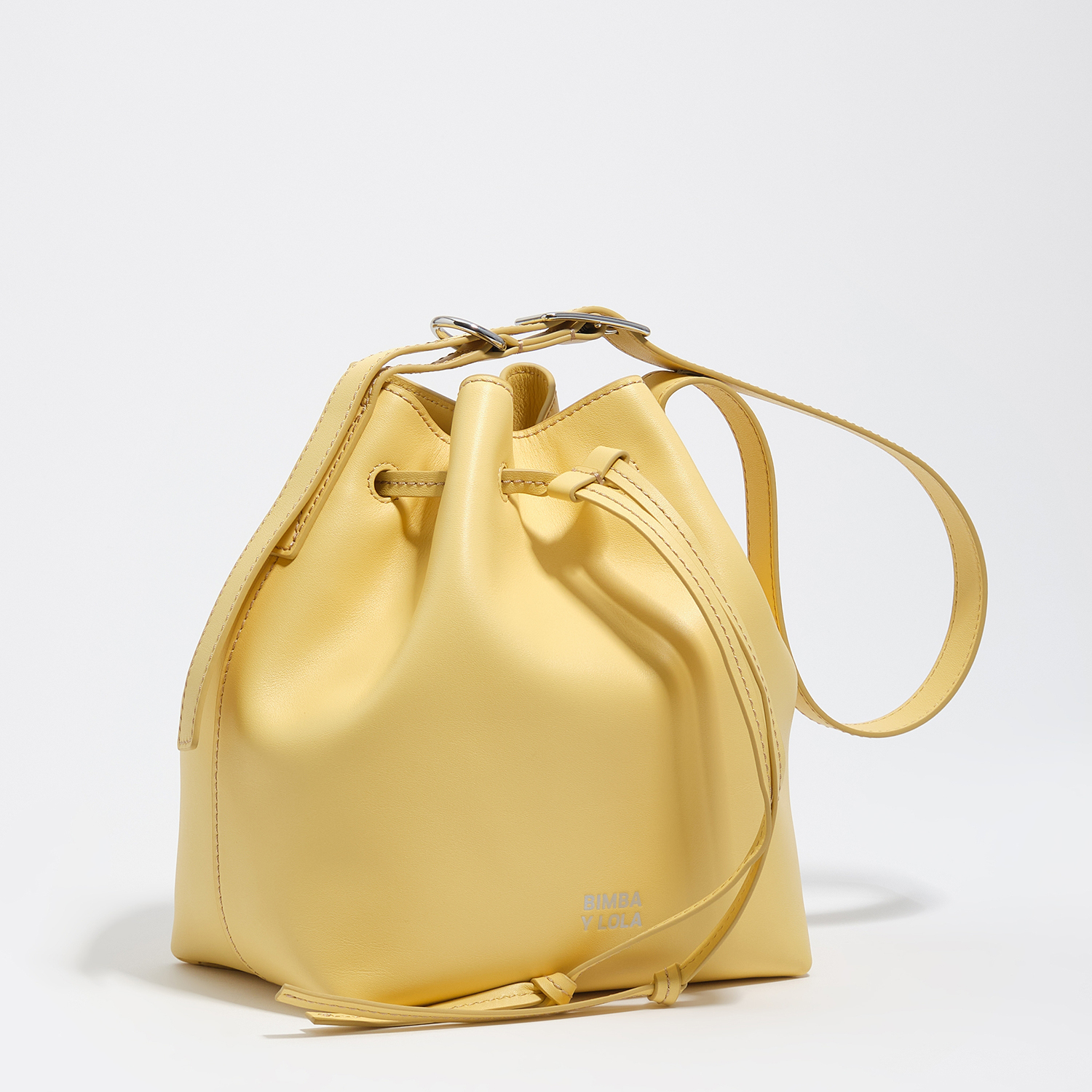 BIMBA Y LOLA Large banana leather Carlino bucket bag