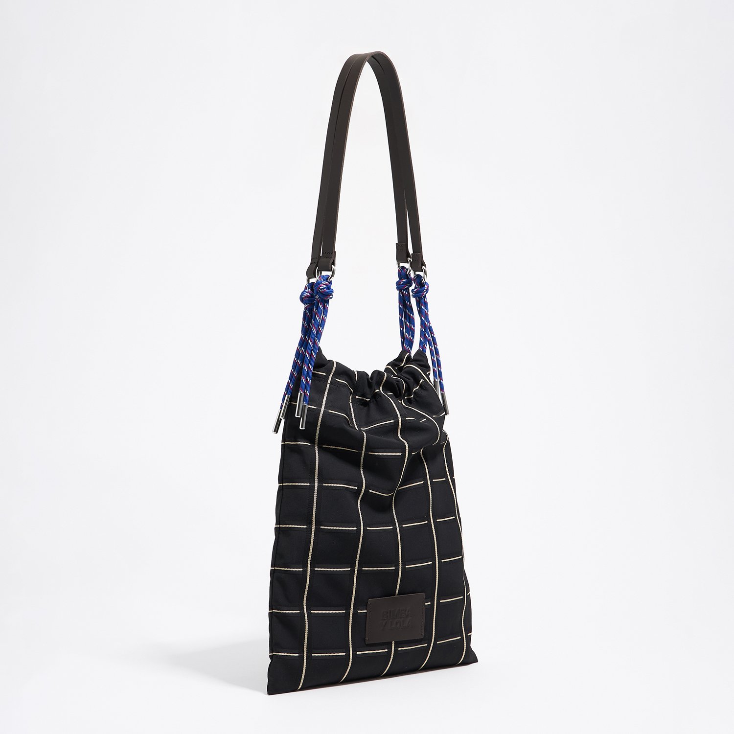 Photograph of BIMBA Y LOLA Black checked shoulder bag