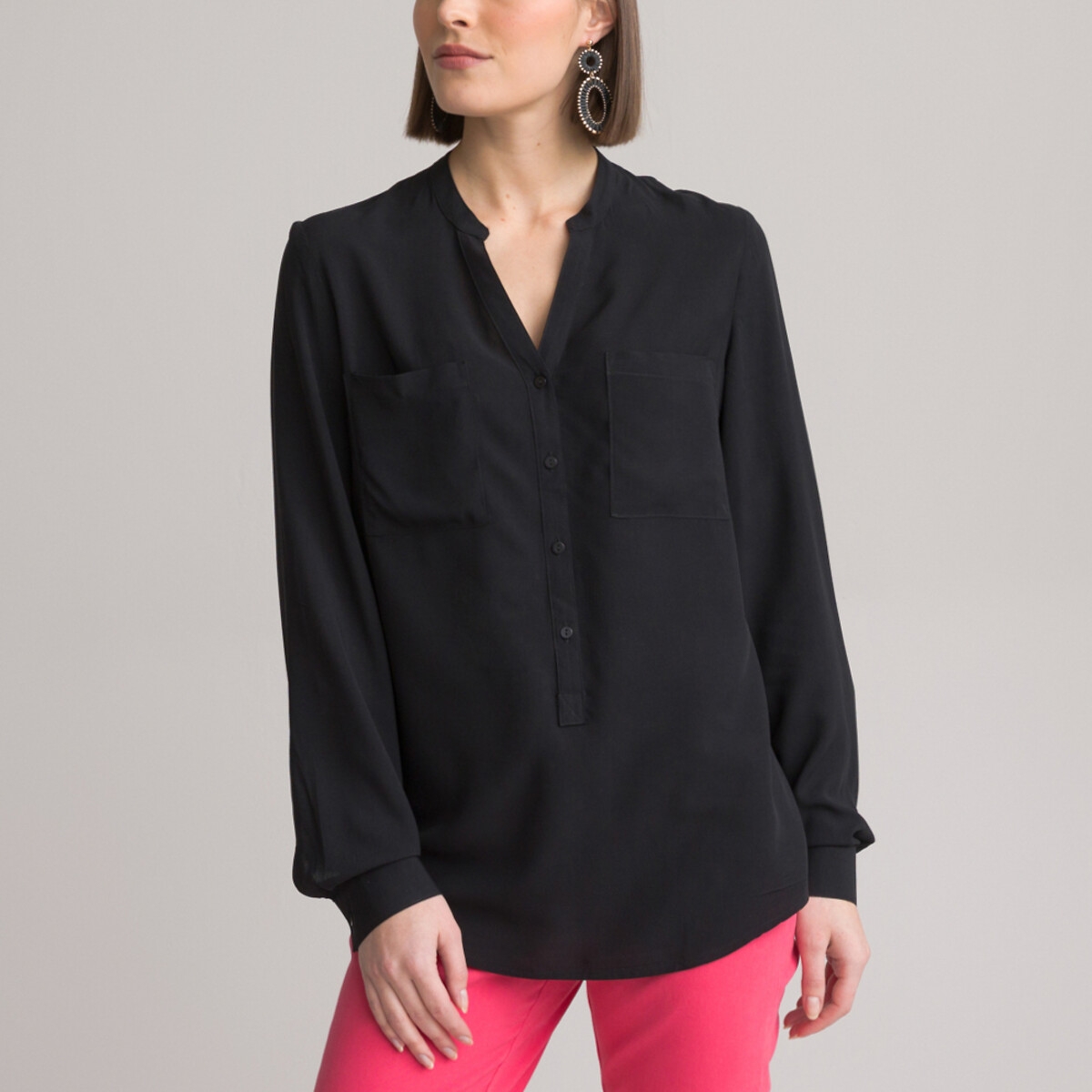 Photograph of Anne Weyburn V-Neck Tunic