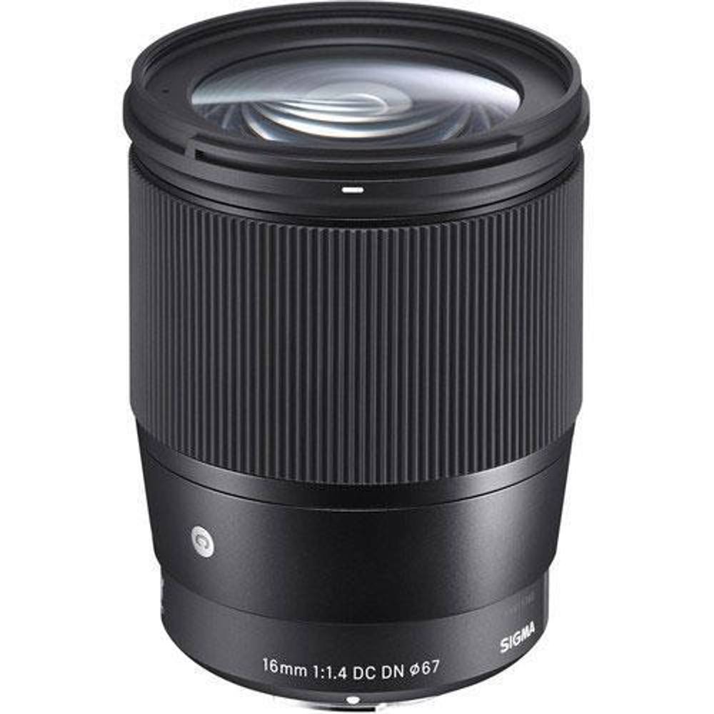 Sigma 16mm f/1.4 DC DN Contemporary Lens Micro Four Thirds Fit in Black