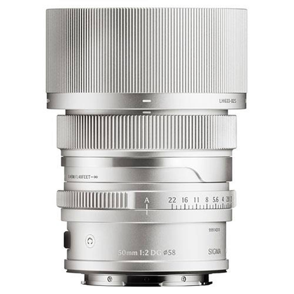 Sigma 50mm F2 DG Contemporary Lens in Silver