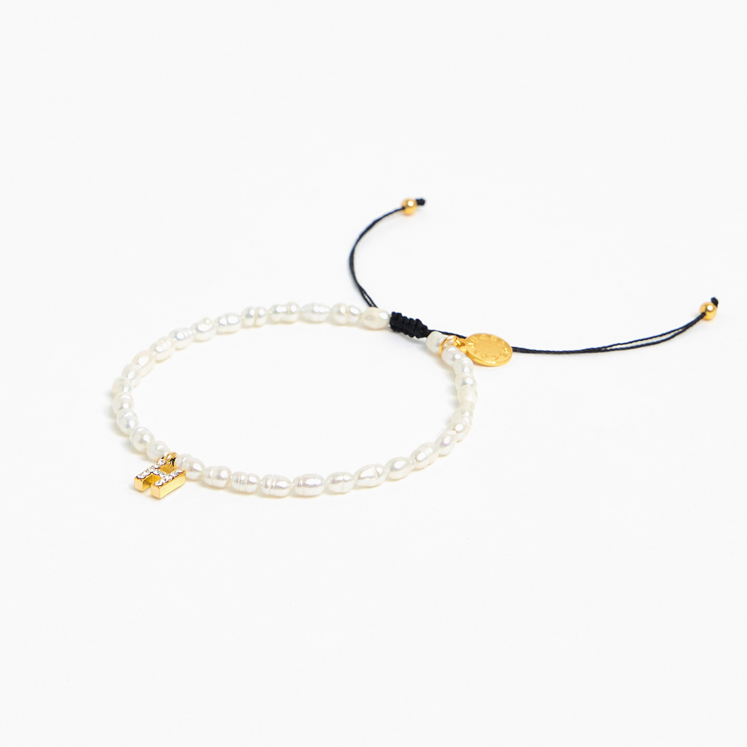 Photograph of Bimba Y Lola Letter H pearl bracelet
