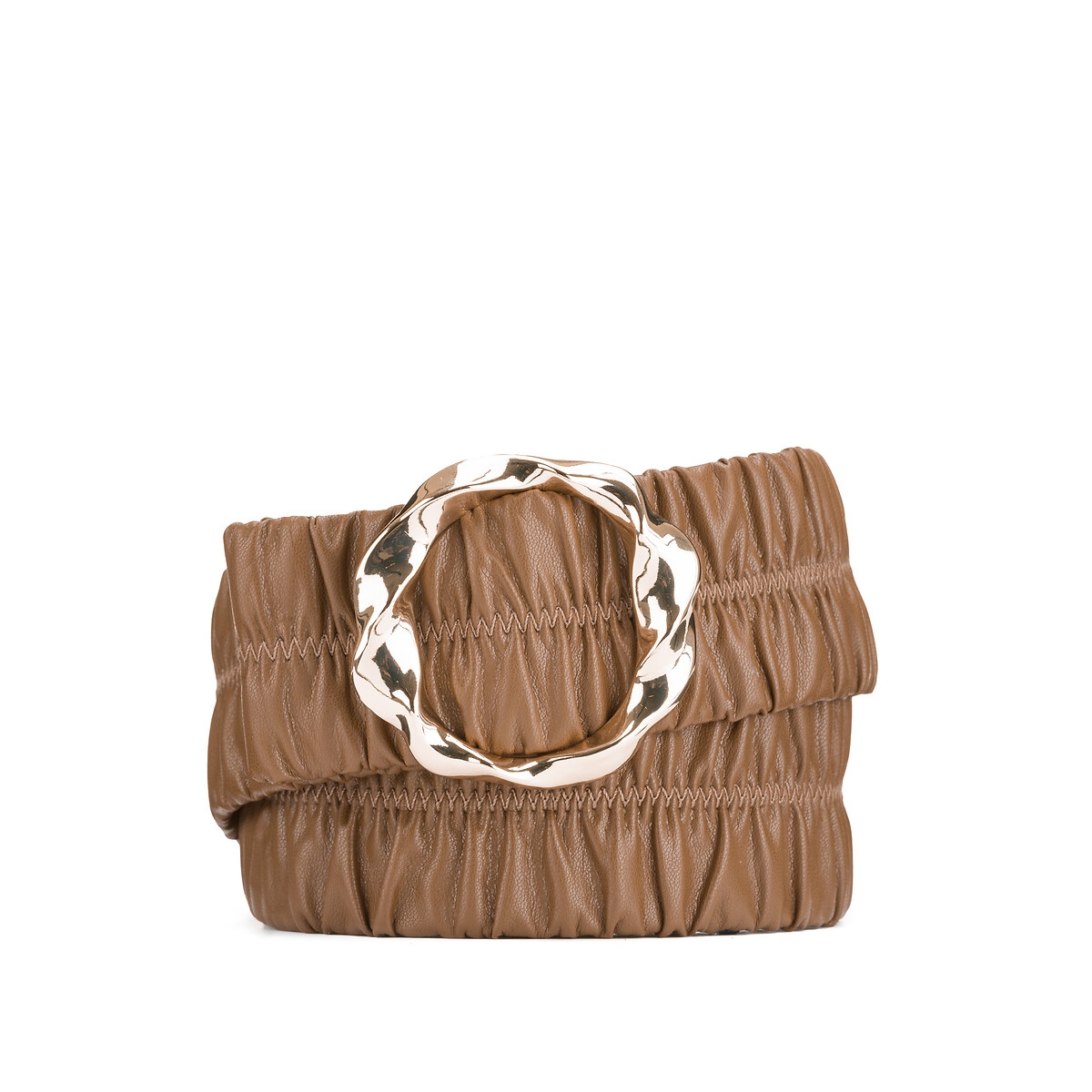 Photograph of La Redoute Collections Wide Ruched Elasticated Belt