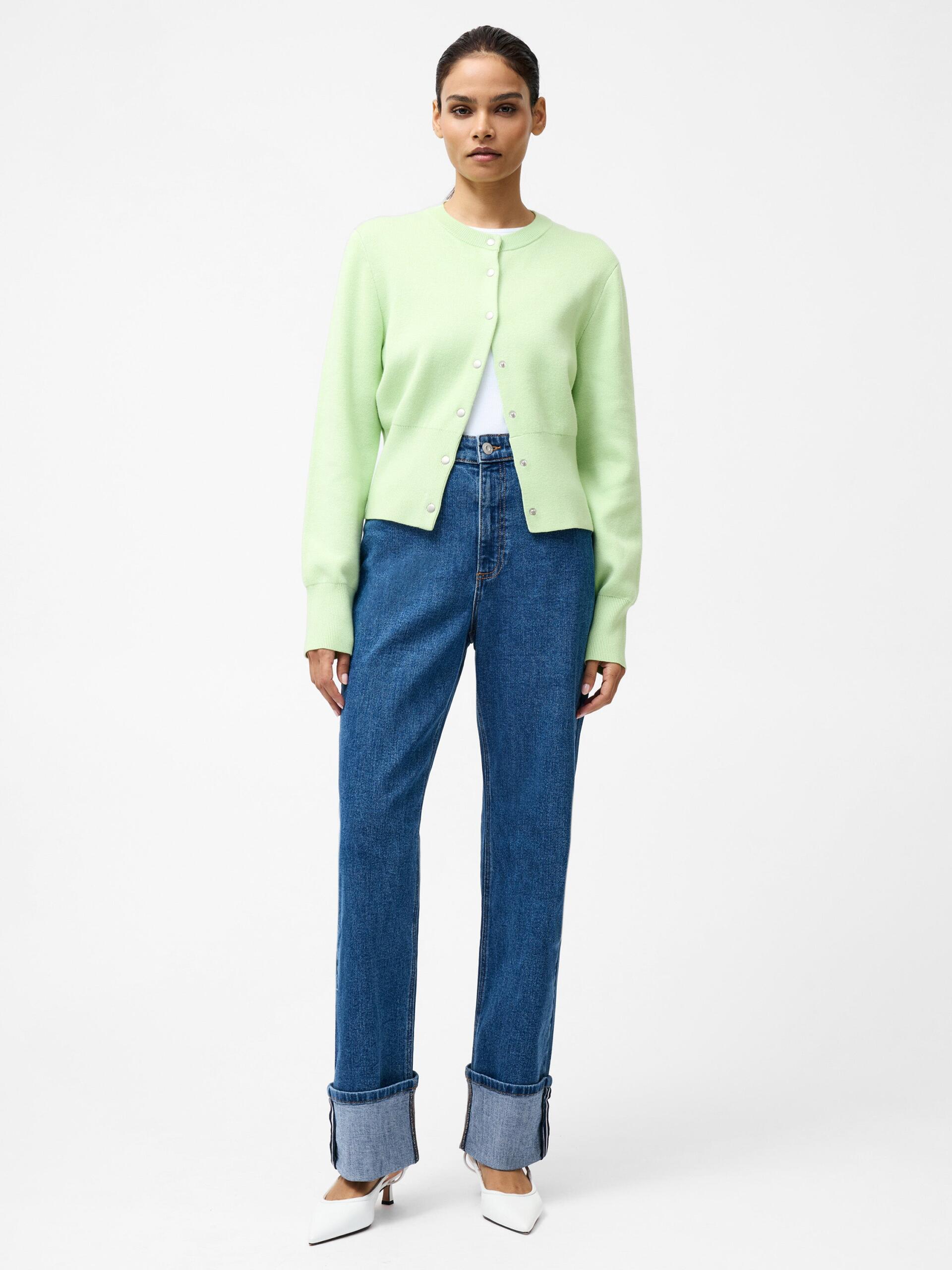 Photograph of French Connection Nyrobi Cardigan Apple Green