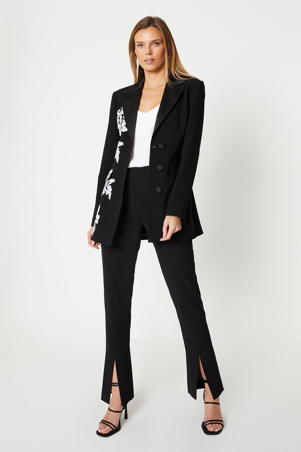 Photograph of Coast Premium Tailored Slim Fit Split Front Trousers