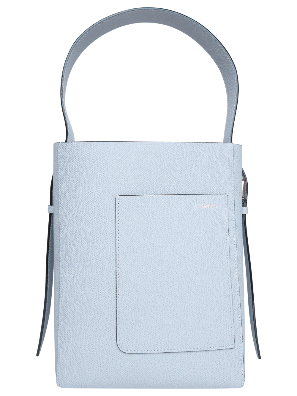 Photograph of Valextra Bucket Mini Bag Stone Grey