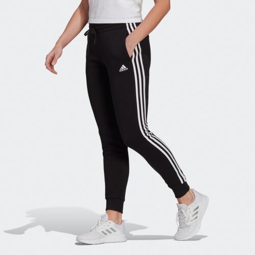 Adidas Performance Essentials 3 Stripes Joggers in Recycled Cotton Mix Rather Saucy