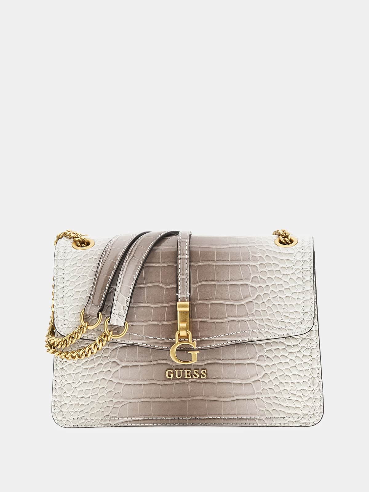 Croc print crossbody bag outlet