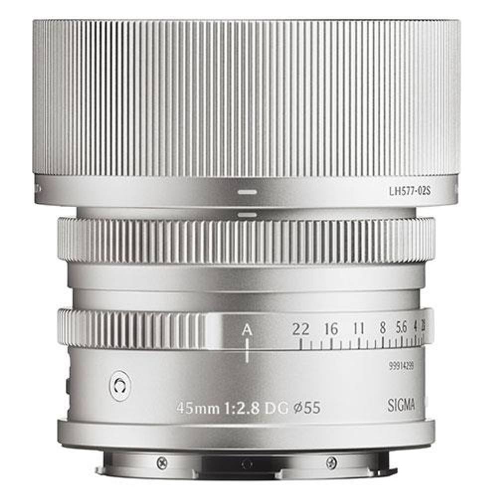 Sigma 45mm F2.8 DG Contemporary Lens in Silver