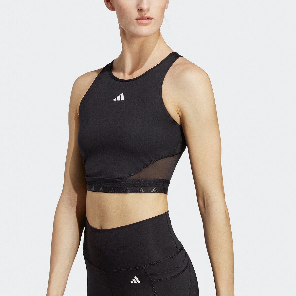 Photograph of Adidas Performance Hyperglam Cropped Vest Top