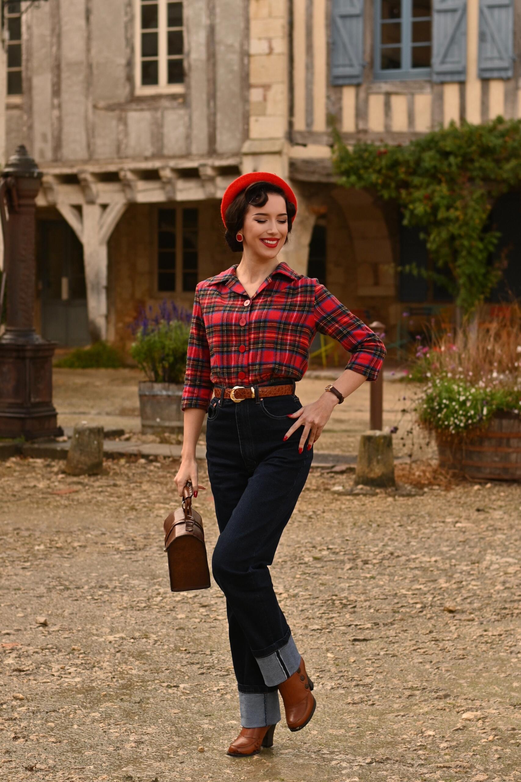 Photograph of The Seamstress Of Bloomsbury *Make Do & Mend* Sample Sale "Marilyn" Jeans