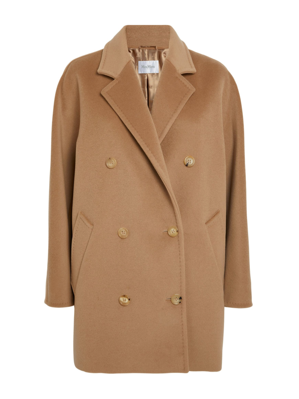 Photograph of MaxMara Rebus Wool Coat Camel