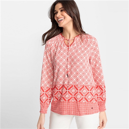 Photograph of Olsen ‘Amy’ Tie Neck Blouse
