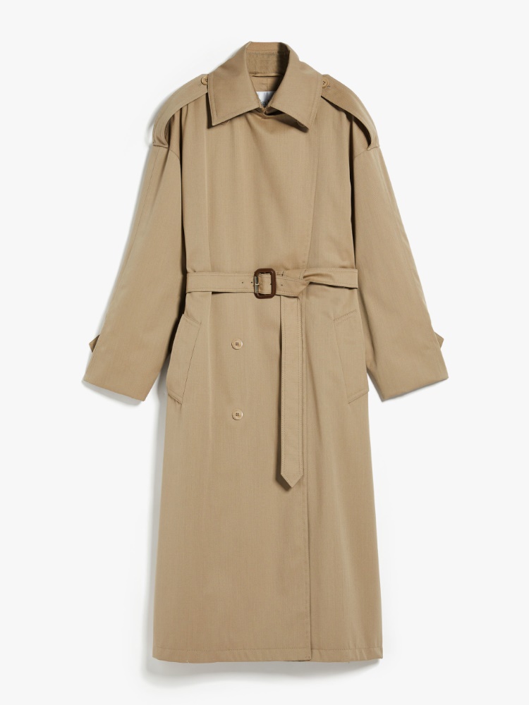 Photograph of MaxMara Salpa Belted Trench Coat Sand