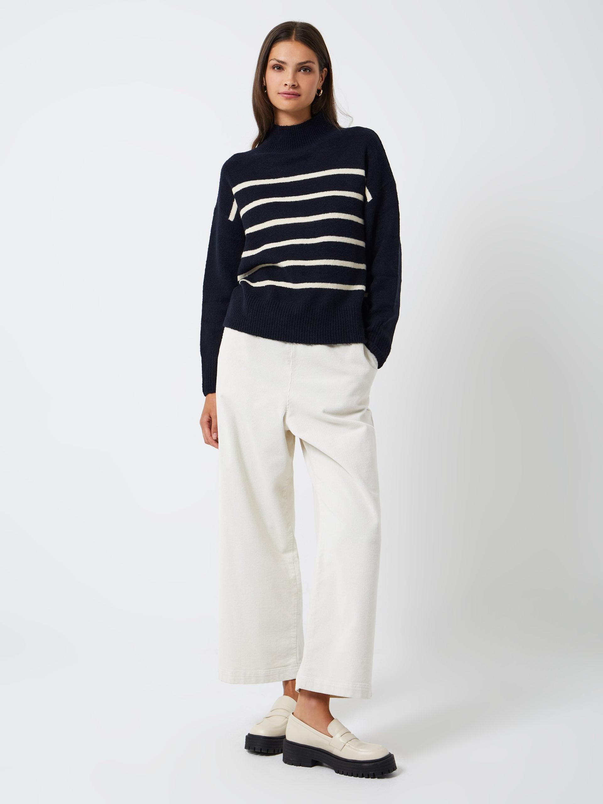Photograph of French Connection Funnel Stripe Dark Navy