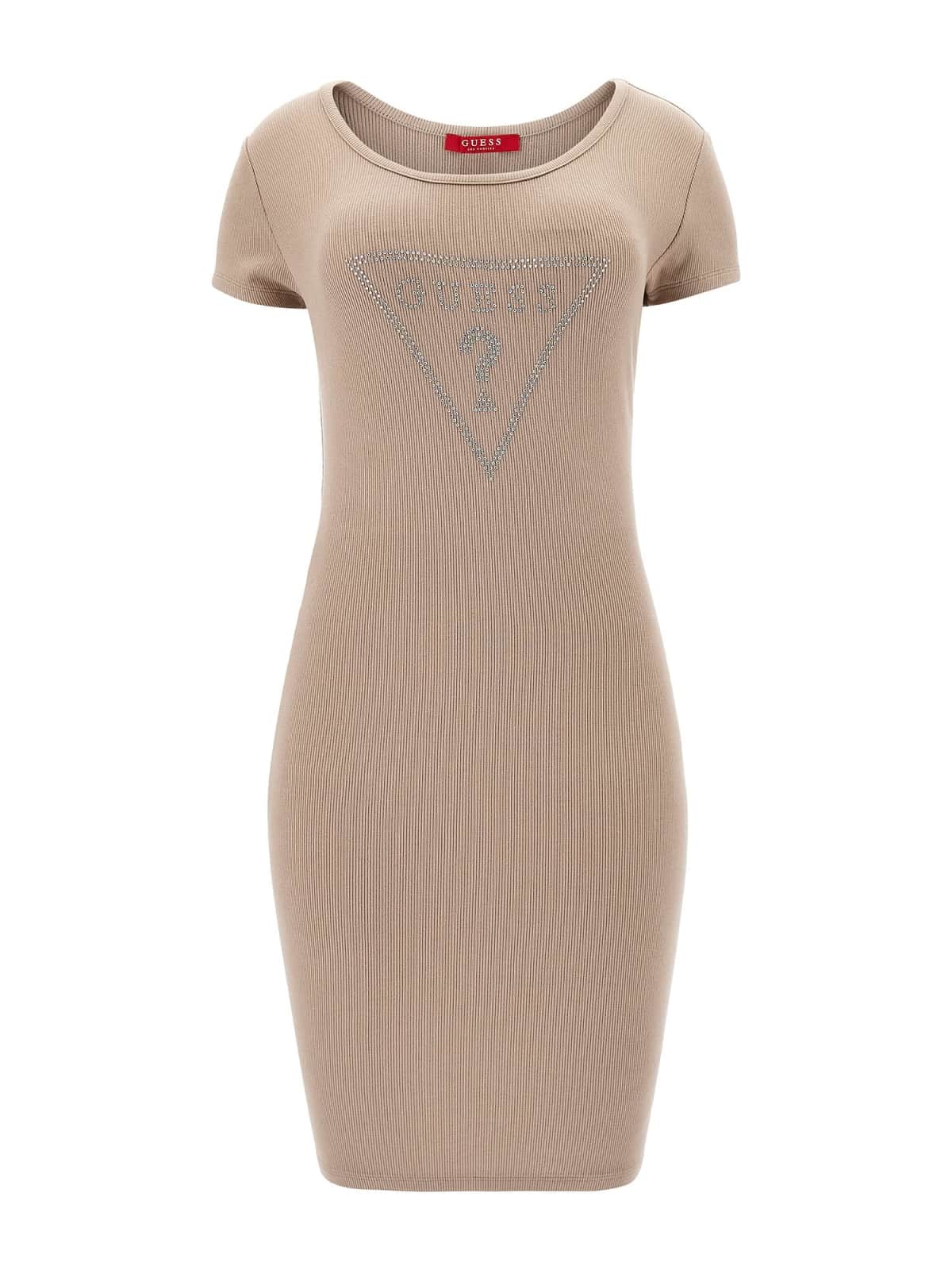 Photograph of Guess Rhinestones Triangle Logo Dress