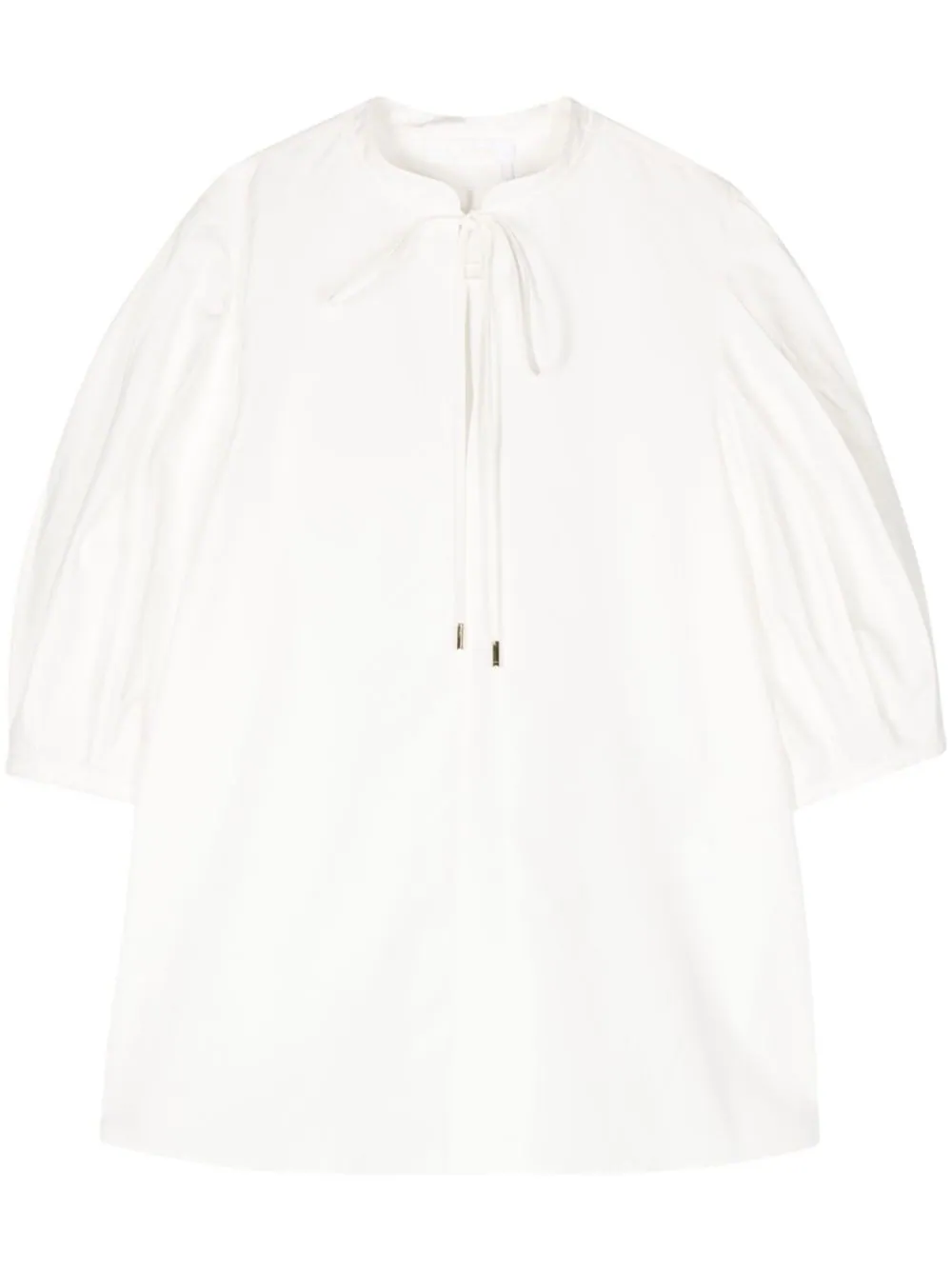 Photograph of Chloé Chloe Tie Tunic Shirt Buttercream
